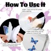 Shimmeroo 20 PCS Butterfly Non Slip Bathtub Stickers, Adhesive Anti