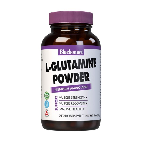 Bluebonnet Nutrition L-glutamine Powder, 8 Ounce