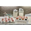 Top Shelf Elements Cupcake Carrier, White Cupcake Holder Carries 24