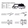 Gmdr Estante Extensible Para Horno De Microondas De 2 Niveles