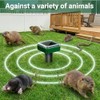 4 Packs Solar Mole Repellent, 2026 Upgraded Ultrasonic Gopher Deterrent