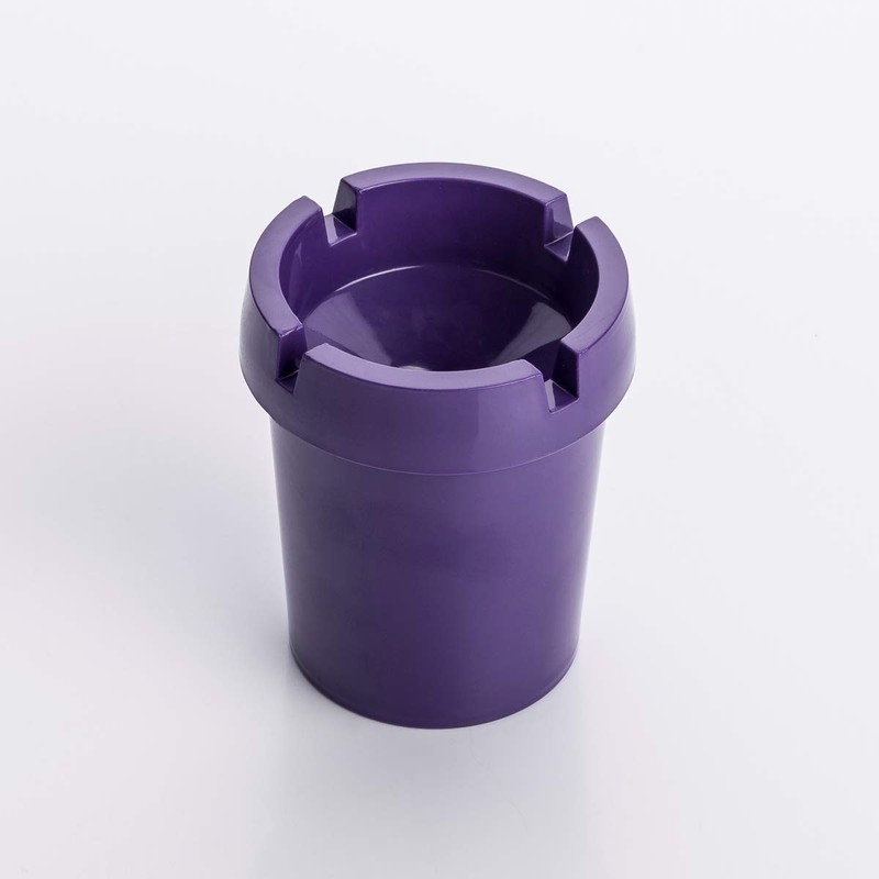 LST 5x Ashtray Storm Ashtray Smokeless Drinks Purple Plastic