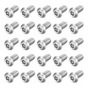 sourcing map 25Pcs Torx Security Machine Screws, 1/4-20 x 1/2"