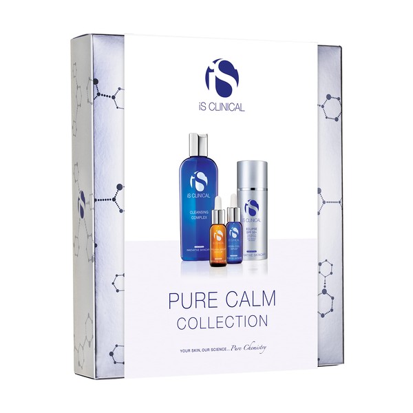 iS CLINICAL Pure Calm Collection, Calming Skincare full Regime, Collection Gift Set, Perfect for red or irritated skin