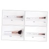 Baluue 12pcs Professional Makeup Brush Set Marble Handle Nylon Bristles