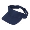 New Hattan Men's Women's Solid Color Unisex Velcro Sun Visor,