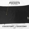 Elite Ostomy Support Wrap With Pockets & Invisible Zipper (Medium)