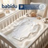 BABIDU Body Neonato Incrociato a Maniche Lunghe 100% Cotone con