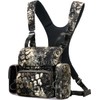Binocular Harness Chest Pack: Waterproof Bino Case with Rangefinder Pocket