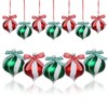Christmas Water Drops Painted Shaped Pendant Christmas Tree Hanging Ornament