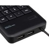 Elecom TK-TCM014BK Wired Membrane, Small, USB Port, Heavy Duty, Black