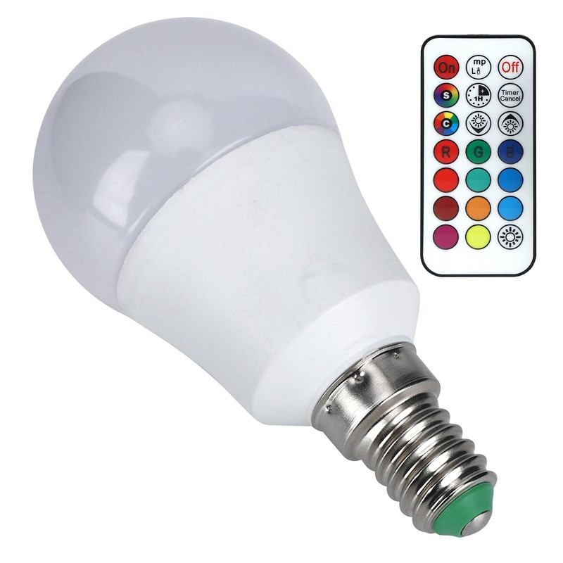 45W LED RGB Bulb Light Colorful Changeable Remote Control Lamp