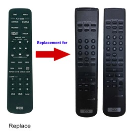 RM-DC355 Replace Remote Control Compatible with Sony Compact Disc Player CDP-C5CS CDP-CE375 CDP-CE345 CDP-CE245 CDP-CE275 CDP-CE335 CDP-C591 CDP-C5CSB 1-476-132-11 CD Player