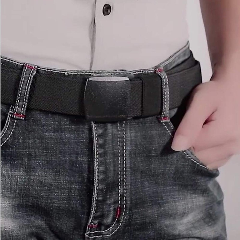 HOANAN 2-Pack Elastic Stretch Belt, Men’s All Size No Metal