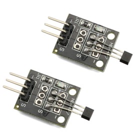 Tegg 2PCS KY-003 Hall Effect Magnetic Sensor Module for Arduino Raspberry Pie PIC AVR Smart Car