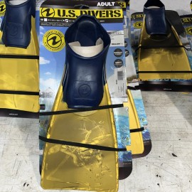 U.S. Divers Size S- U.S. Divers SEA LION Floating SCUBA Diving Fins Yellow Flippers W/ Soot