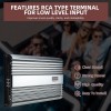 Yaeccc 3200W 4 Channel Car Amplifier 2 to 4 Ω