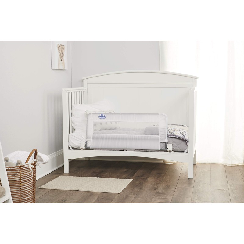 Regalo Swing Down Crib Rail, with Reinforced Anchor Safety System