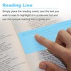 SANTUO Coloured Overlays for Dyslexia 8 Pack - Blue Overlay