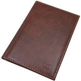 myledershop Large Elegant ID Folder 14 Compartments MJ-Design-Germany Made in EU, Design 1 / Brown, Classic