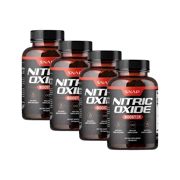 4pc Suplemento Óxido Nítrico Apoya Presión Arterial Arginina