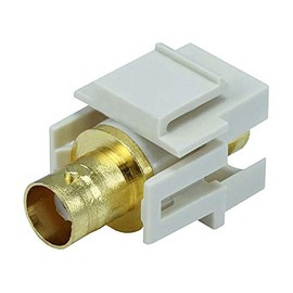Monoprice 106541 Keystone Jack-Modular BNC, Ivory Khaki