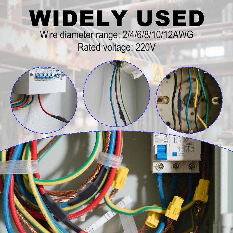 35pcs Quick AWG Wire Connectors Kit, 2 4 6 8