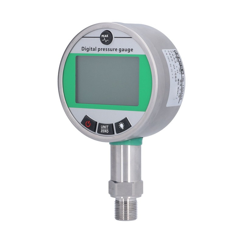Digital Hydraulic Pressure Gauge Stainless Steel Accurate with Lower Mount