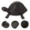 KONTONTY Cast Iron Turtle Ornament Sea Turtle Sculpture Sea Turtle