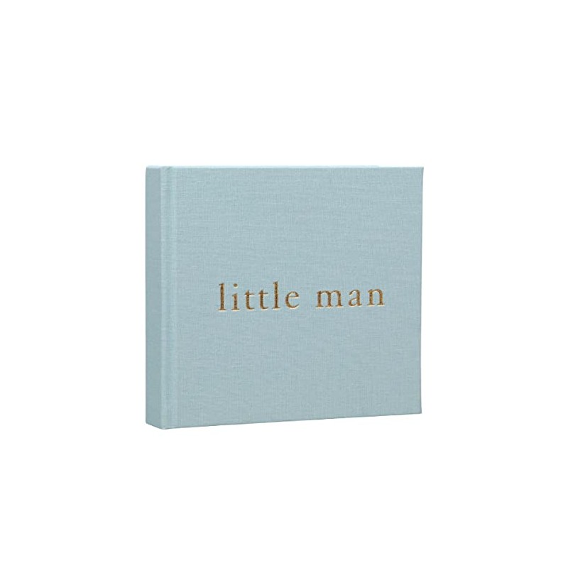 Home Inspirations Bambino Blue Linen Photo Album - Little Man