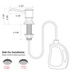 Sink Soap Dispenser for Kitchen Sink White Upgrade with 40"