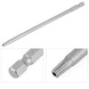Torx Bit Set Long, 15pcsT10-T30 Magnetic Star Torx Screwdriver Bits,