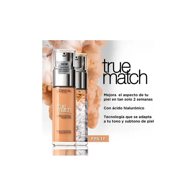 Base De Maquillaje LOréal Paris True Match Super-Bendable Tono 3.5.N