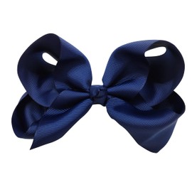Barrette, Ribbon, Large, Girls, Children, Fluffy, Hair Accessory, Stylish, Hairpin, Hair Clip, Cute, Clip, Party, Recital, Wedding, Graduation Ceremony, School Entrance Ceremony, 5.1 inches (13 cm)