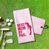 TOUNER Best Mom by Par Embroidered Golf Towels for Golf