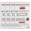 100PCS Tamper-Proof High-Residue VOID Security Labels/Anti-Counterfeit Seals/One-Time Use Protects Product
