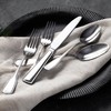 KINGSTONE 40-Piece Silverware Set, 18/10 Stainless Steel Flatware Set for