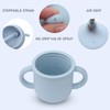 Ginbear 2-in-1 Sip-N-Straw Baby Cup, Spill Proof Non-toxic BPA Free
