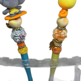 Pen Bundles (Semi Fancy Beads & Character):_5 Pen Bundles