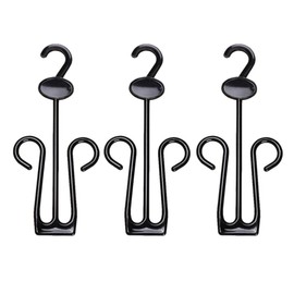 LIOOBO Pack of 15 Shoe Display Hook Shoes Drying Rack Plastic Shoes Hanger for Shop Home Supermarket Mall Black