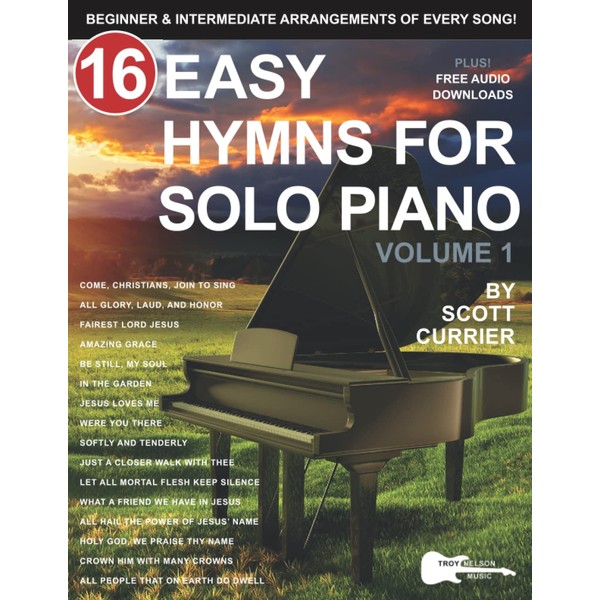 16 Easy Hymns for Solo Piano, Volume 1: Beginner and