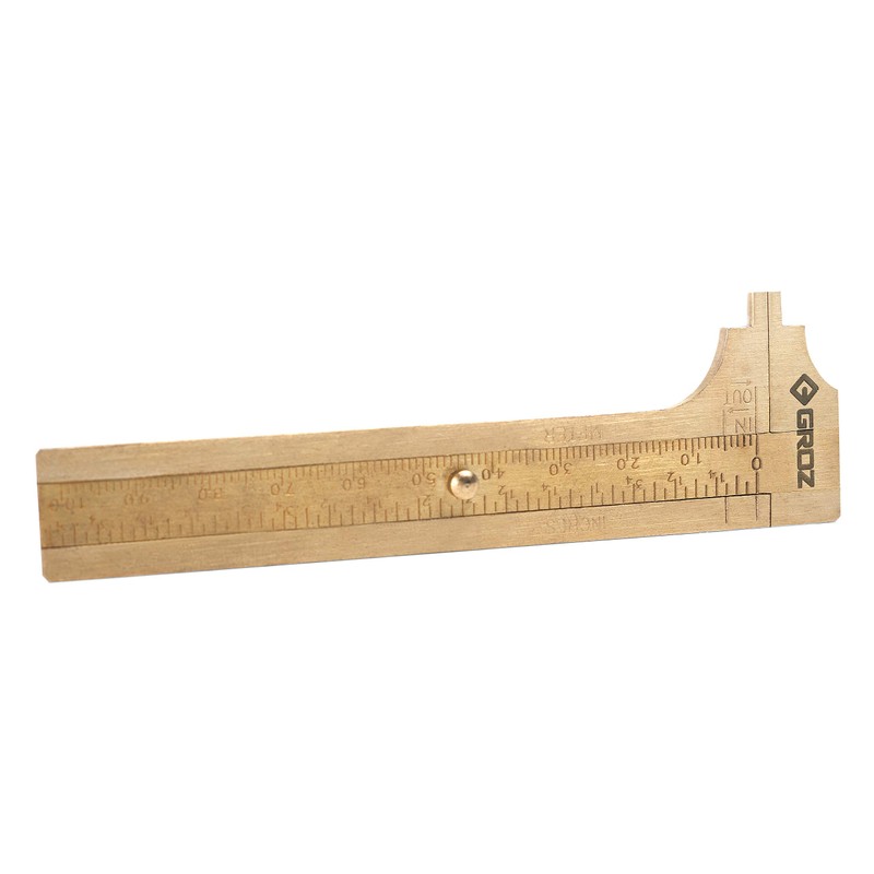 Groz 01304 4" Brass Caliper