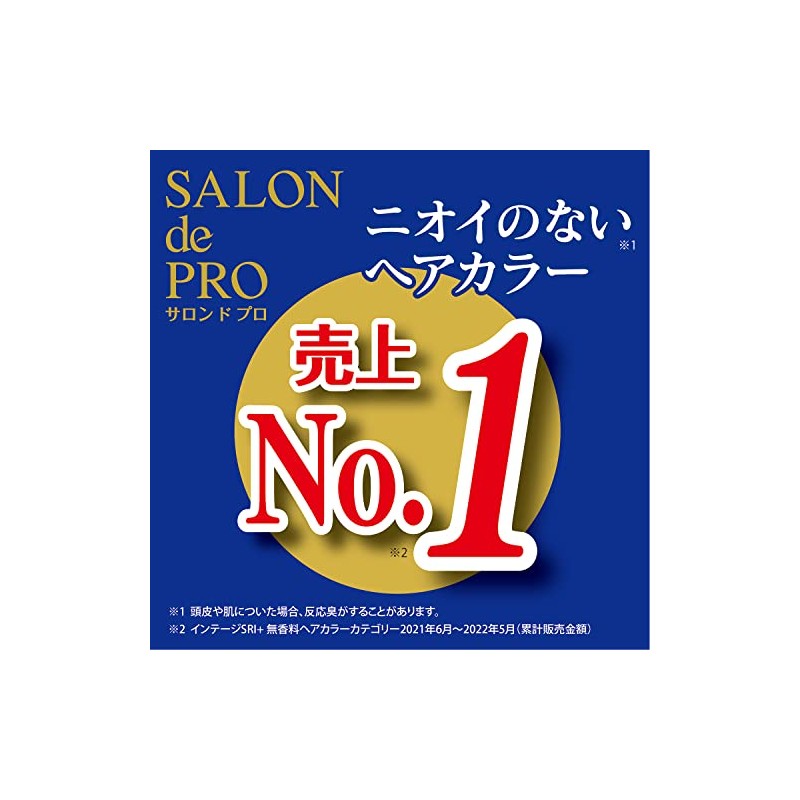 Salon de Pro unscented Hair Color Quick-Dyed Cream for Gray