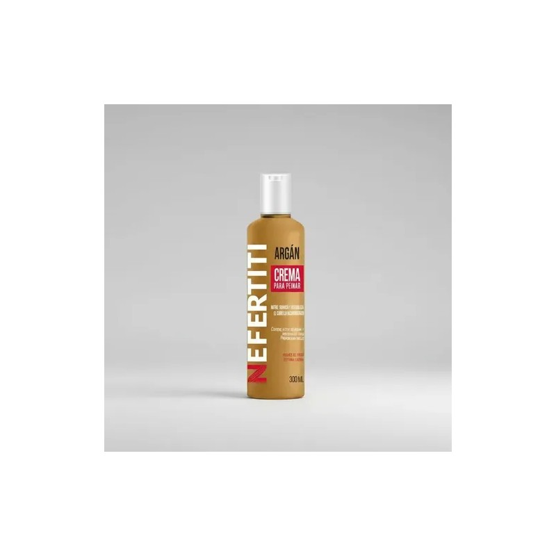 Nefertiti Argán Crema Para Peinar 300ml - 1 Pieza