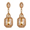 BriLove Wedding Bridal Clip On Earrings for Women Rhinestone Crystal