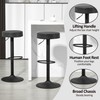 Finnhomy Bar Stools Set of 2 Counter Height, Swivel Barstools