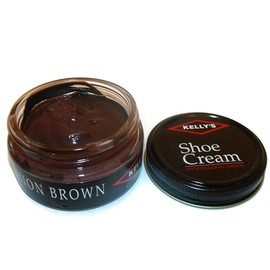 Kelly's Fashion Brown Shoe Polish 1.5 oz - Professional Leather Shoe Cream