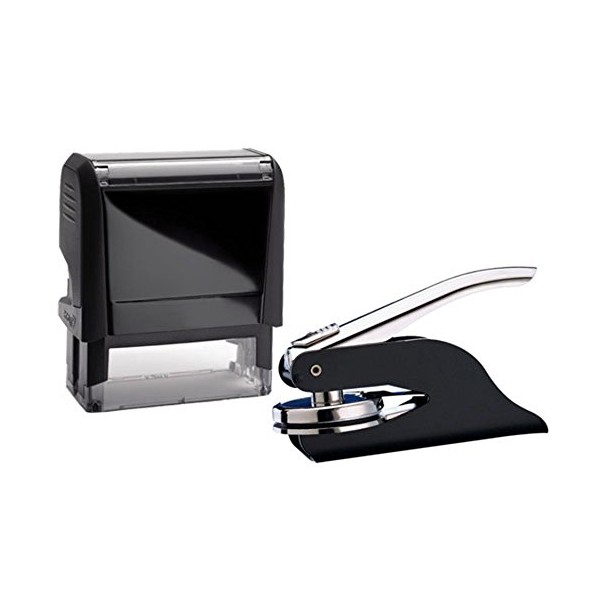 Self Inking Maryland Notary Stamp & Seal Embosser Value Package