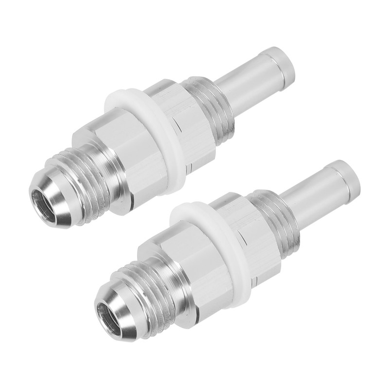 2pcs AN6-5/16 Hose Barb Adapter Aluminum Fuel Pump Tank Fitting