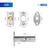 XFORT® 2 Pack Mortice Door Bolts with 2 Star Keys,